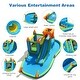 preview thumbnail 7 of 10, Costway Bountech Inflatable Water Slide Kids Bounce House Splash Pool - See details