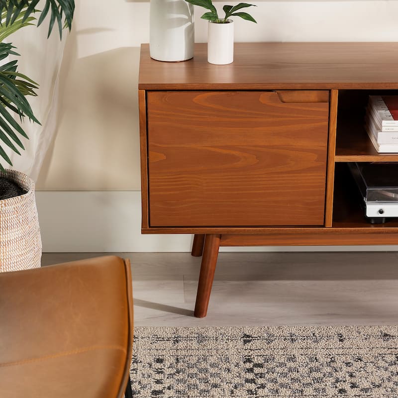 Middlebrook 58-inch Mid-Century Solid Wood TV Stand