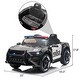 preview thumbnail 9 of 16, 12V Kids Ride On Car ,Police sports car,2.4GHZ Remote Control,LED Lights,Siren,Microphone - 43.3"(L)x22"(W)x17.8"(H)