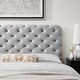 preview thumbnail 29 of 54, Lizzy Tufted Twin Performance Velvet Headboard
