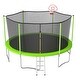 preview thumbnail 2 of 13, Trampoline Kids and Adults Outdoor Round Trampoline with Enclosure 15FT