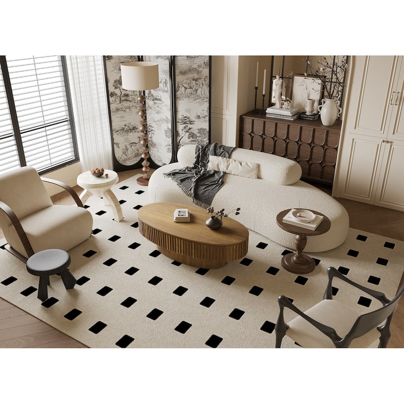 Modern 47" Oval Coffee Table with Storage Solid Wood Veneer for Living Room and Bedroom Decor