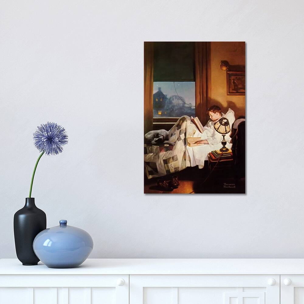 iCanvas "And Every Lad May Be Aladdin" by Norman Rockwell Canvas Print