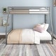 preview thumbnail 7 of 13, Signature Sleep Coen Kids' Bunk Bed with Reversible Ladder, Twin/Full, Black