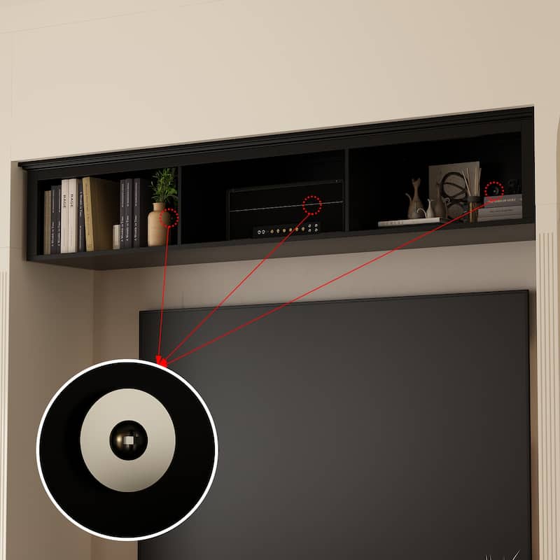 Home Modern Entertainment Center Large Tv Stand Console Table Modular