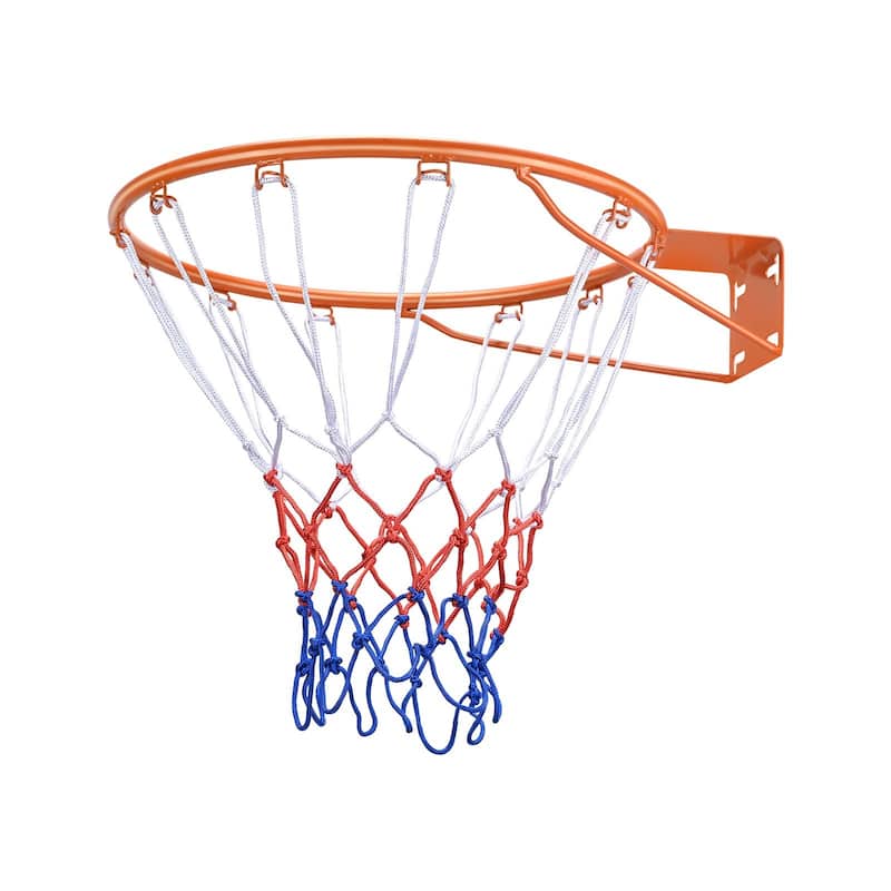 Orange Heavy Duty Q235 Wall Door Mounted Basketball Rim with Nylon Net