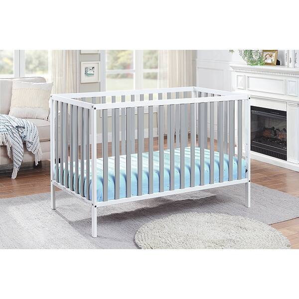 slide 2 of 14, 3-in-1 Solid Wood Convertible Island Crib White