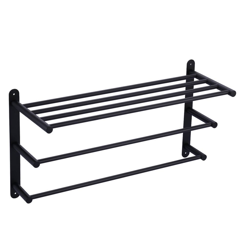 WOWOW 24 in. Bathroom Towel Rack