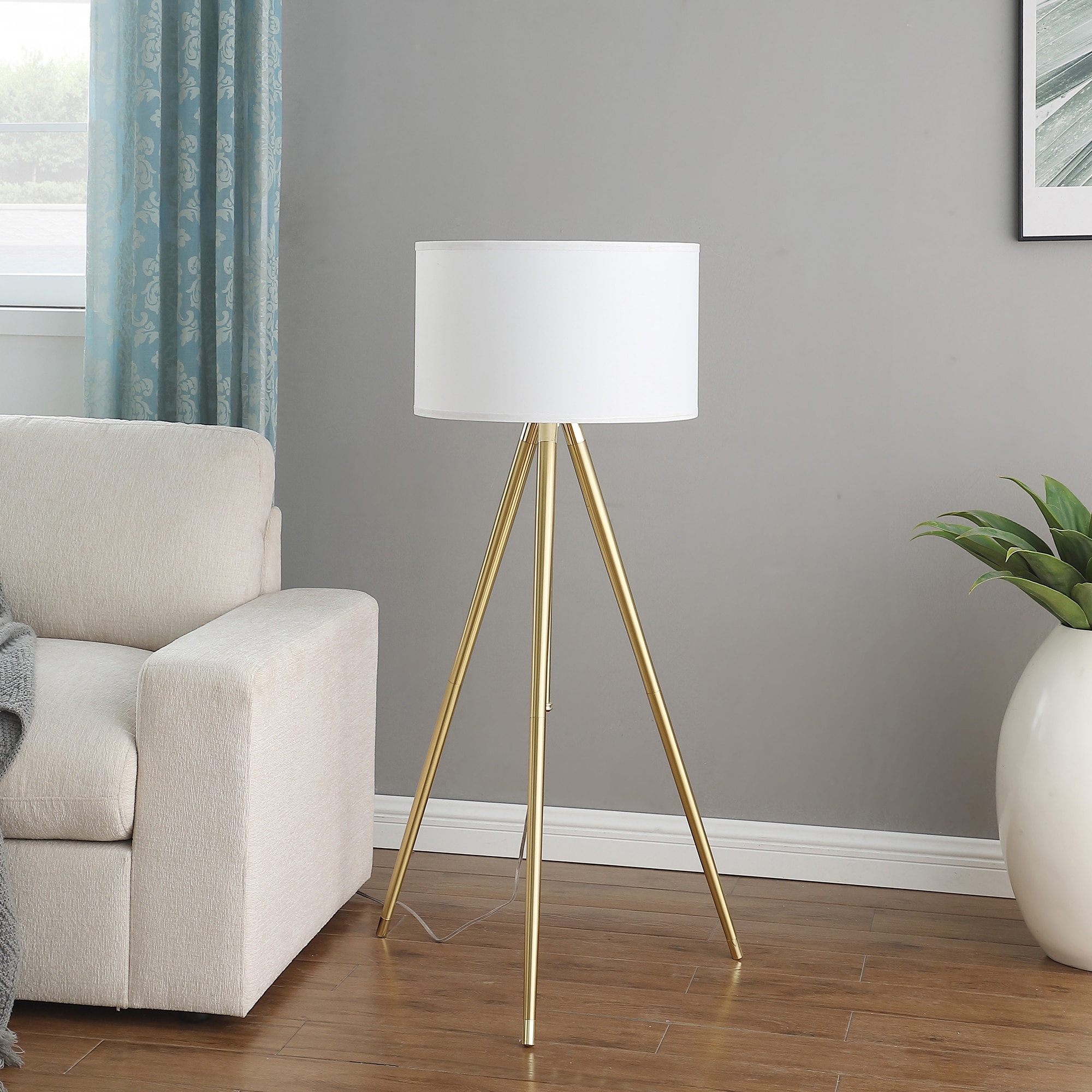 Gold tripod hotsell