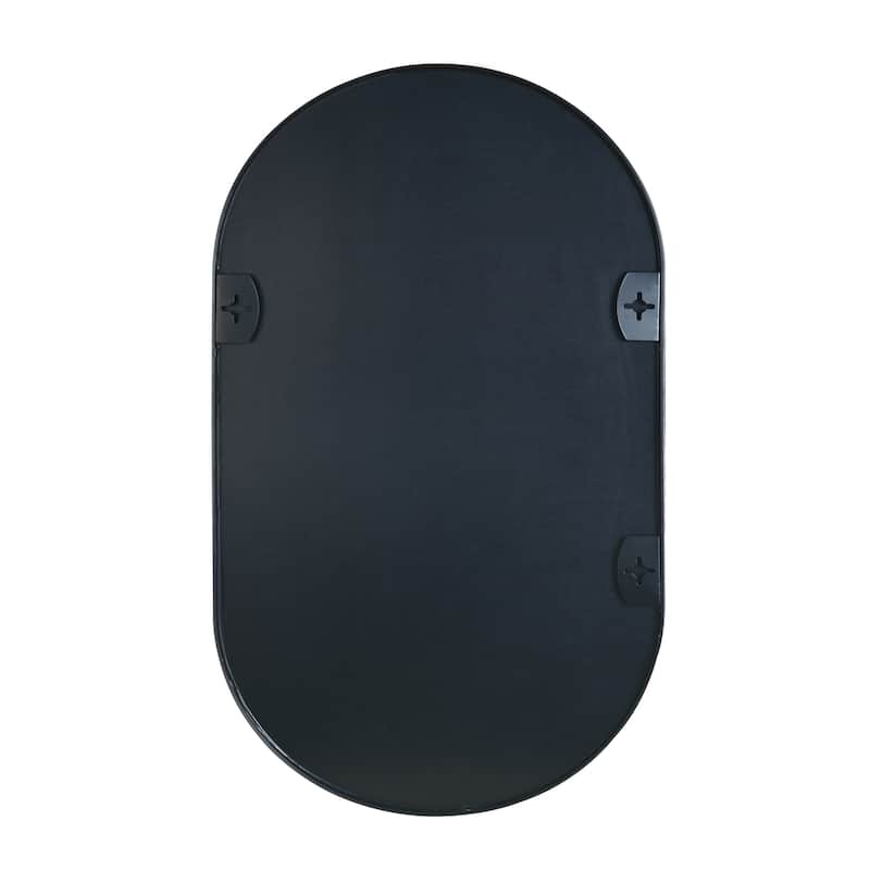 20 x 28 Inch Metal Oval Mirror, Bathrrom Mirror for Wall