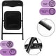 preview thumbnail 5 of 22, Heritage Kids Padded Folding Chair Set of 2