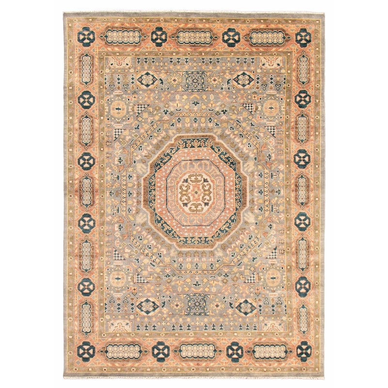 ECARPETGALLERY Hand-knotted Jules Serapi Grey Wool Rug - 8'9 x 12'0 - Grey - 8'9 x 12'0
