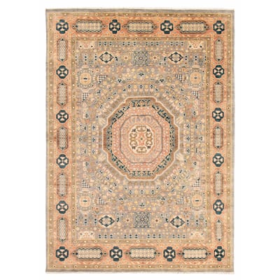 ECARPETGALLERY Hand-knotted Jules Serapi Grey Wool Rug - 8'9 x 12'0