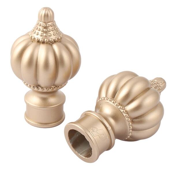 Shop Family Curtain Window Drapery Rod Ends Cap Finials Rose Gold