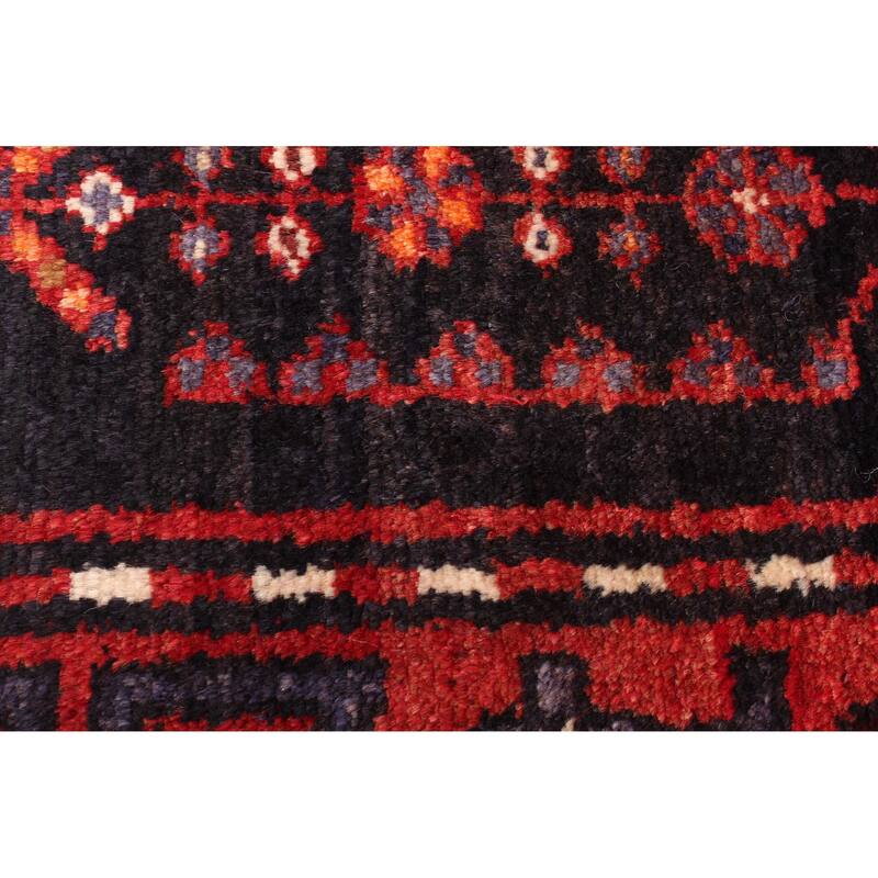 ECARPETGALLERY Hand-knotted Anadol Navy Wool Rug - 3'7 x 11'2