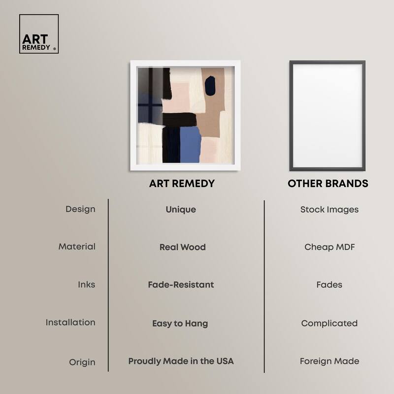 Blue Quietude II Shadowbox by Art Remedy