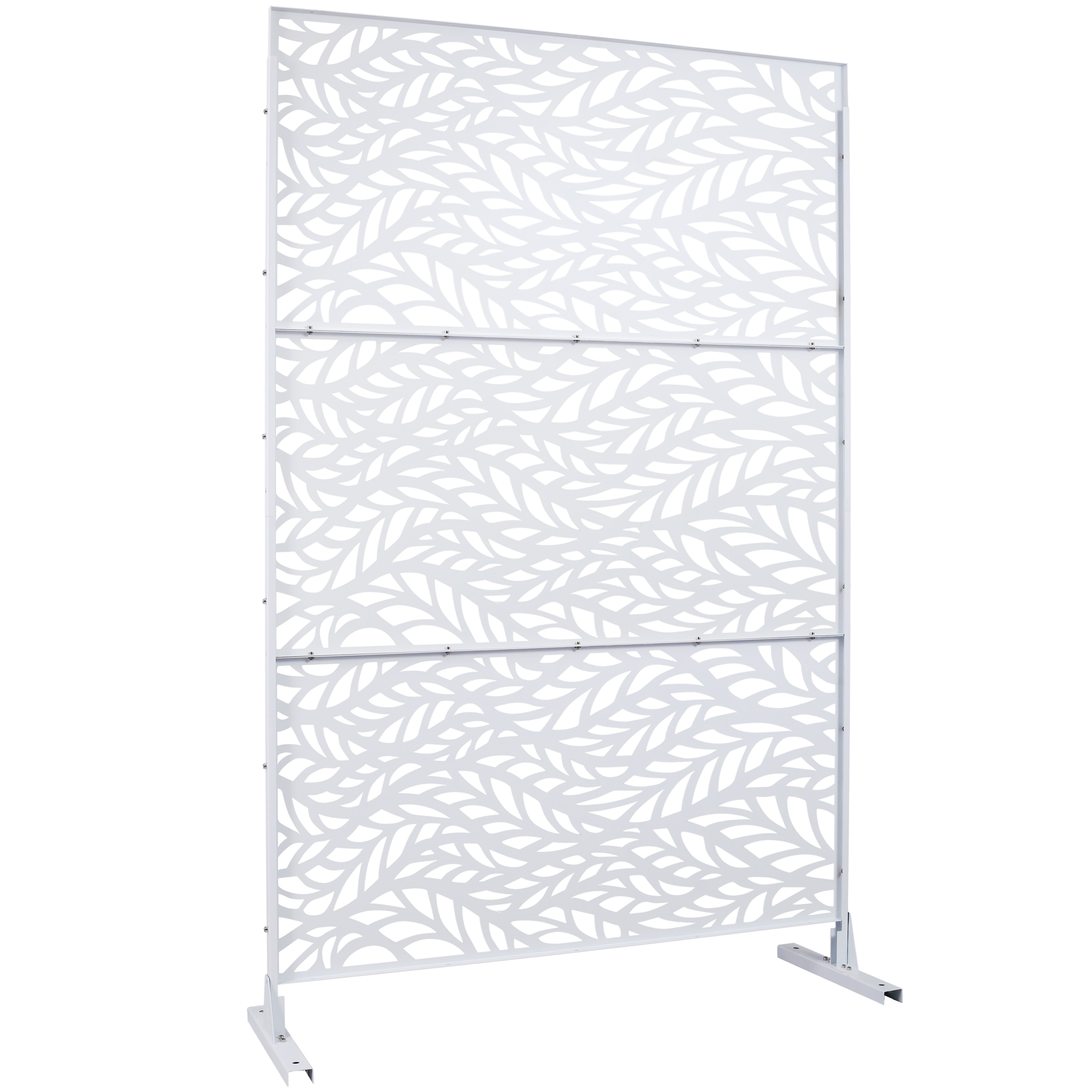 Outdoor & Indoor Privacy Screen Metal Privacy Screen 76" H×48" W