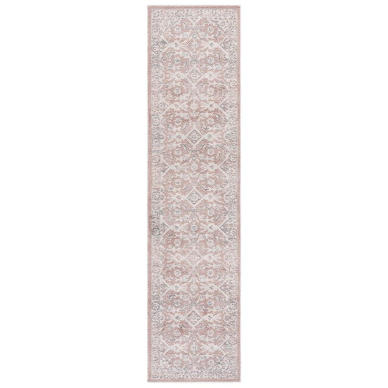 SAFAVIEH Harrison Mimoza Transitional Rug - 2' x 8' Runner - Red/Ivory