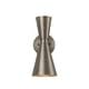 preview thumbnail 6 of 25, Rennnsan 2-Light Modern Industrial Cone Vanity Light in Brass/ Nickel