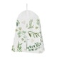 preview thumbnail 5 of 4, Floral Leaf Collection Girl 4pc Nursery Crib Bedding Set - Green White Boho Watercolor Botanical Woodland Tropical Garden