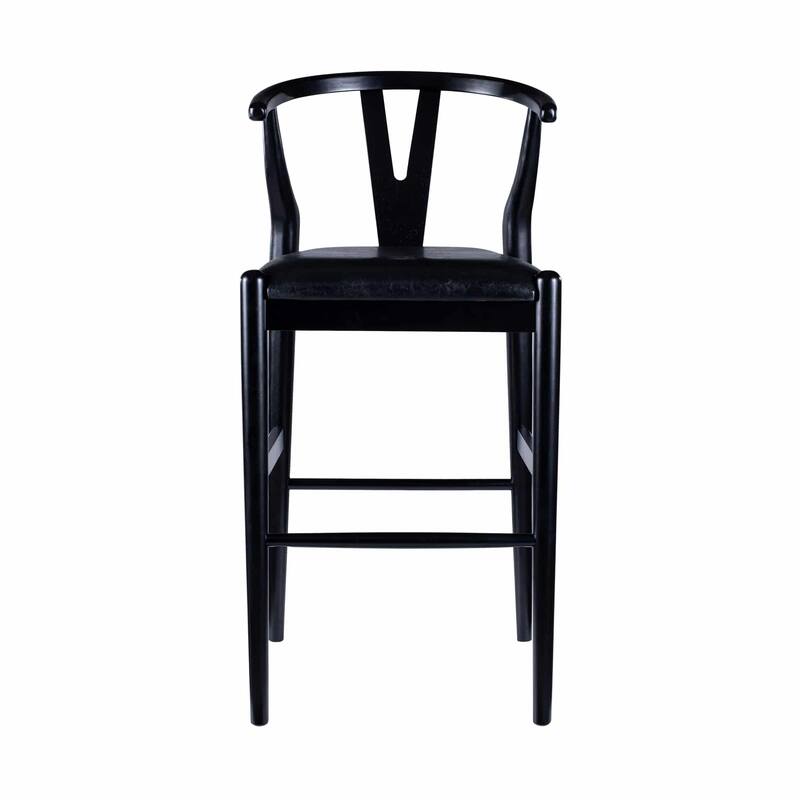 Johan Kitchen Bar Stool - Black Finish
