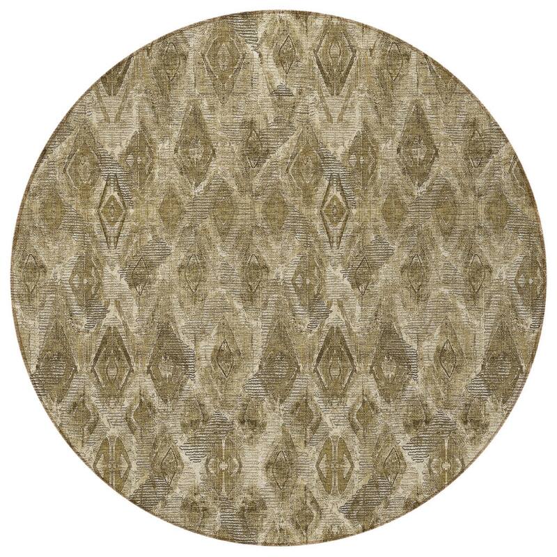 HomeRoots Geometric Traditional Rectangle Outdoor Rug