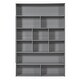 preview thumbnail 8 of 24, Twin over Twin Bunk Bed Kids Bed Frame with Side Bookcase Cabinet, Pull-out Drawers, Wooden Panel Bed for Kids Bedroom