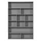 preview thumbnail 10 of 14, Twin over Twin Multi-function Bunk Bed With 2 Drawers And Multi-layer Cabinet,Solid Construction