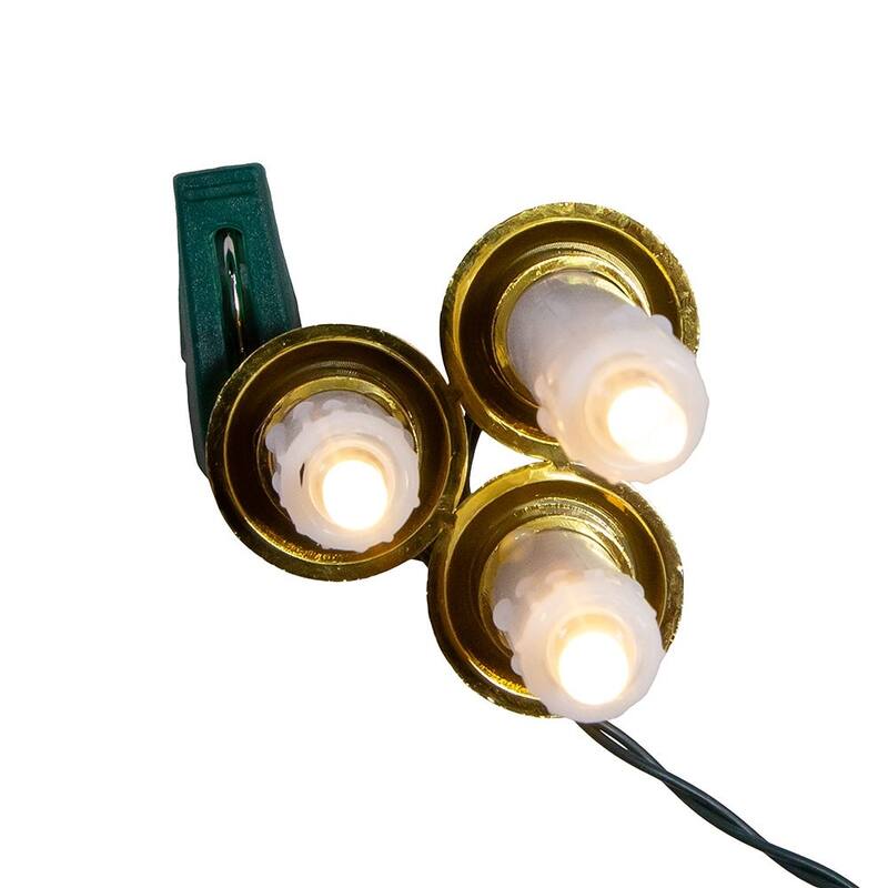 Kurt Adler LED Triple Candle Clip-On Light Set