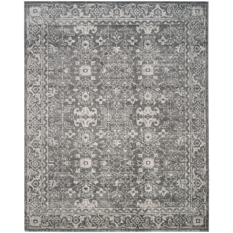 SAFAVIEH, Evoke Karola Vintage Boho Rug - 9' x 12' - Grey/Ivory