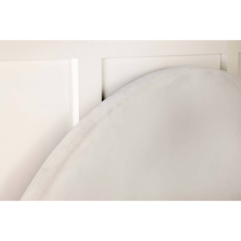 June Transitional Upholstered Panel Headboard