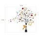 preview thumbnail 7 of 12, Walplus Colorful Photo Family Tree Wall Sticker Nursery Decor Decal