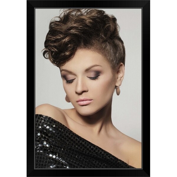 "Beauty portrait" Black Framed Print