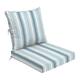 Option French Blue Linen Stripe