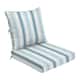 Option French Blue Linen Stripe