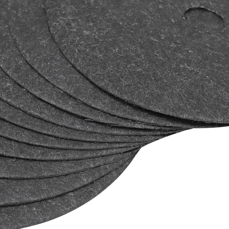 Tree Mulch Ring Nonwoven Tree Protector Mat Plant Cover Black 18 Pack