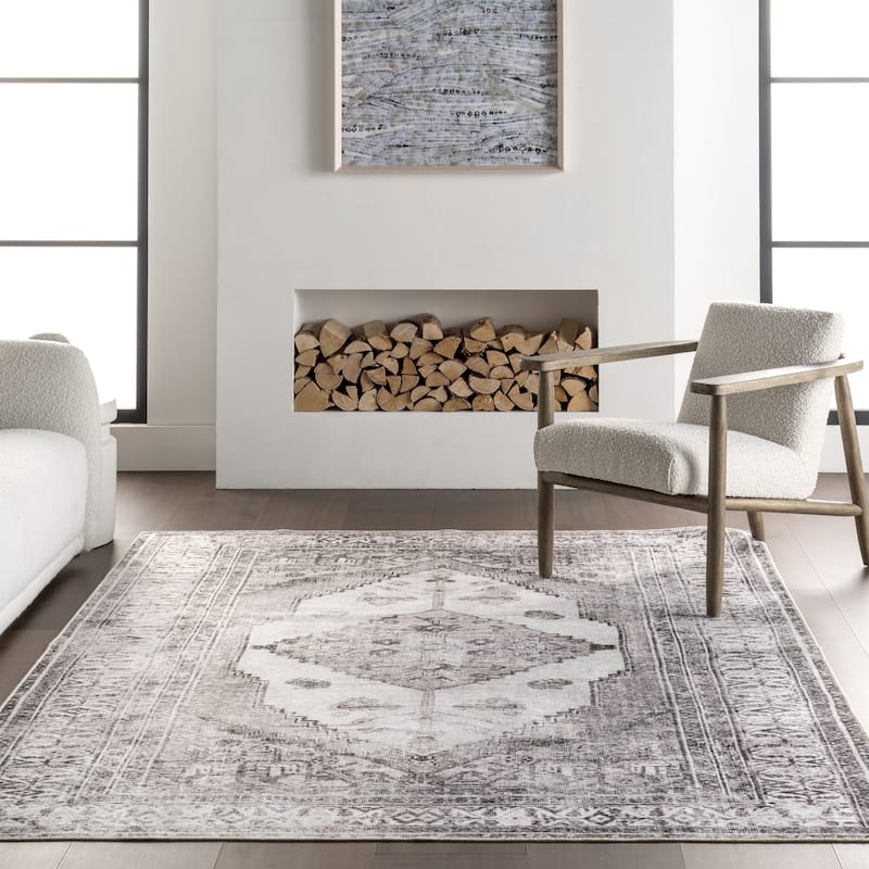 Nuloom Khalani SplashGuard Machine Washable Area Rug