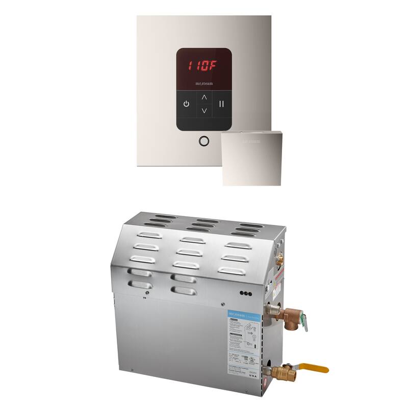 Mr Steam R05C10BC0000 MS 5 kW (5000 W) Steam Shower Generator Package - Polished Nickel