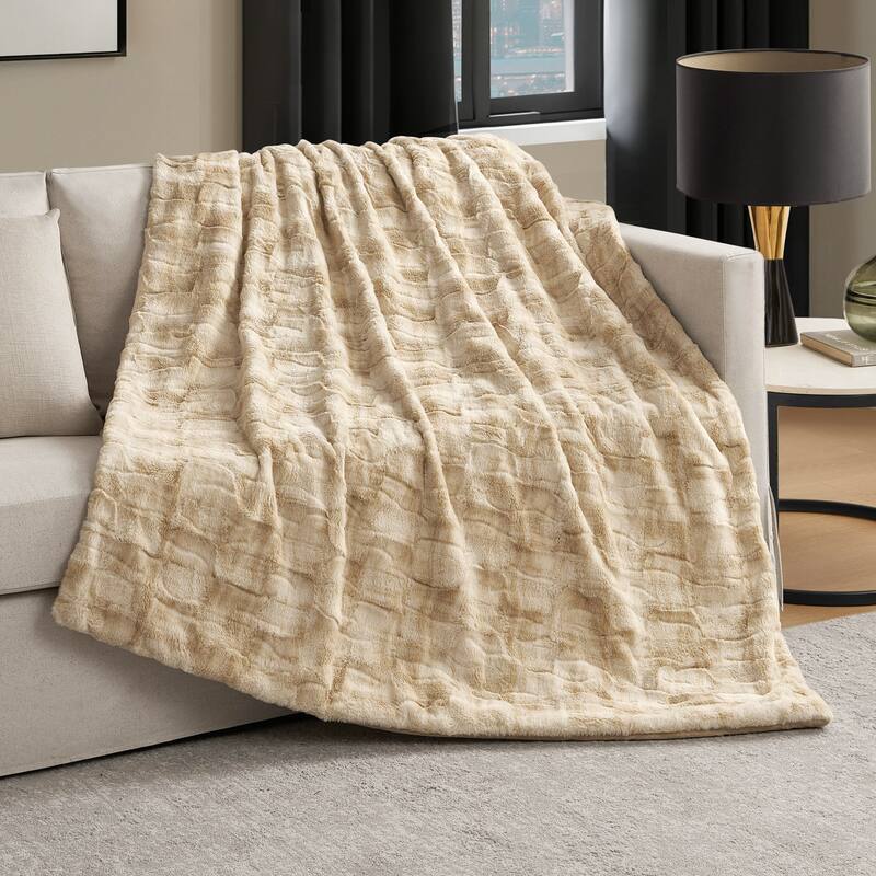 Nine West Faux Throw Blanket