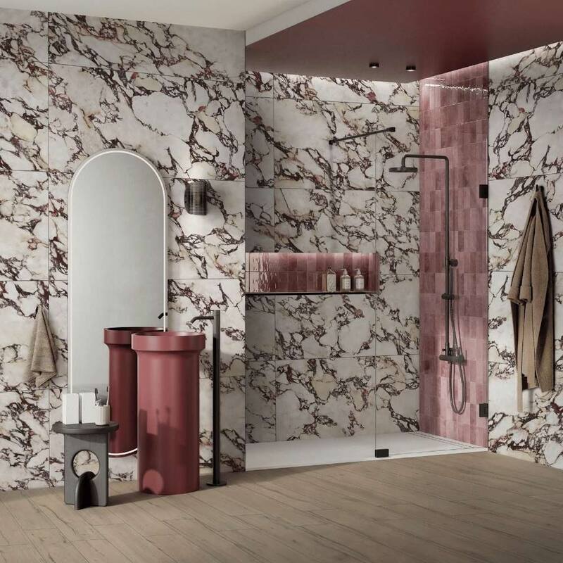 The Tile Life Cala Rosso 12x24 Viola Porcelain Floor & Wall Tile