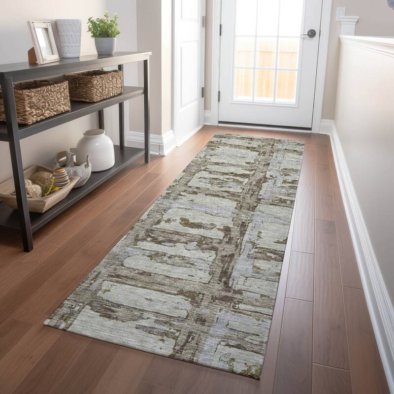 Premium Washable Super Soft Transitional Mayfield Rug - Taupe - 2' 3" x 7' 6" - Runner