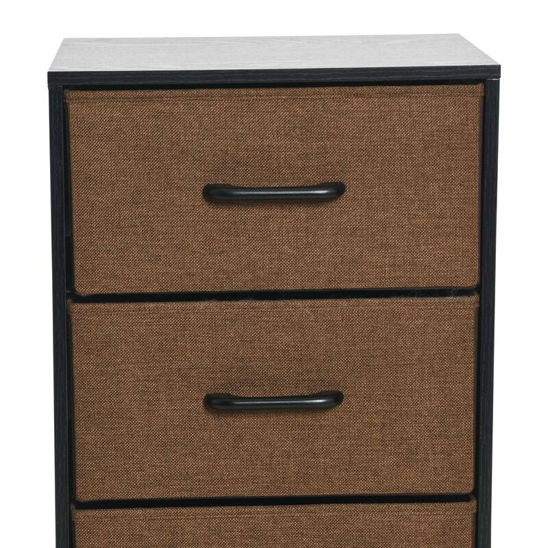 Household Essentials Dresser Tower Chest with 4 Storage Drawers