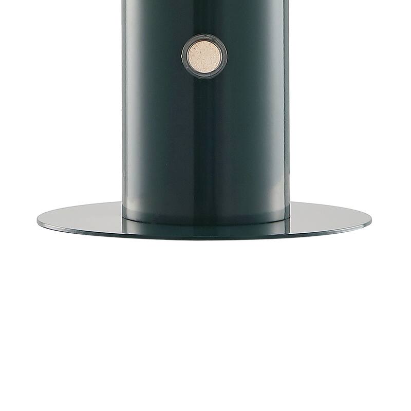 Boletus 11" Contemporary Bohemian Rechargeable/Cordless Iron Integrated LED Mushroom Table Lamp, by JONATHAN Y