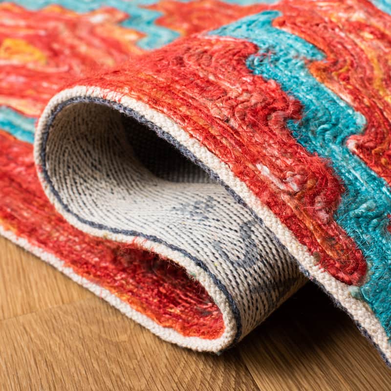 SAFAVIEH Handmade Sahara Keanna Silk Tassel Rug