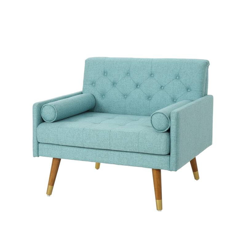 Merax Fabric Mid-Century Modern Club Chair