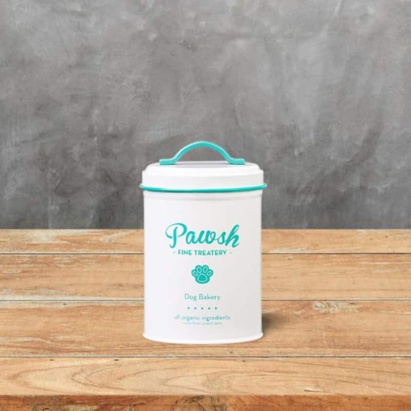 Amici Pet Pawsh Mint Fine Treatery Storage Canister - 44 oz