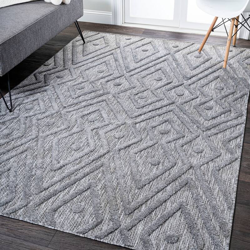JONATHAN Y Salines Moroccan Diamond Indoor/Outdoor Area Rug