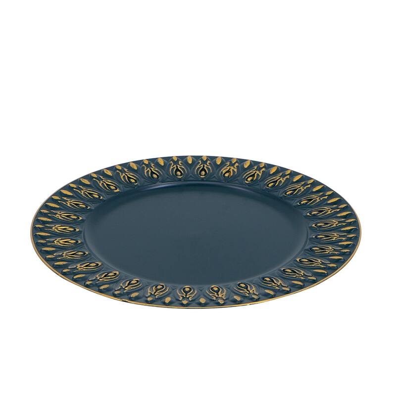 8 Pack Plastic Charger Plate, D14"
