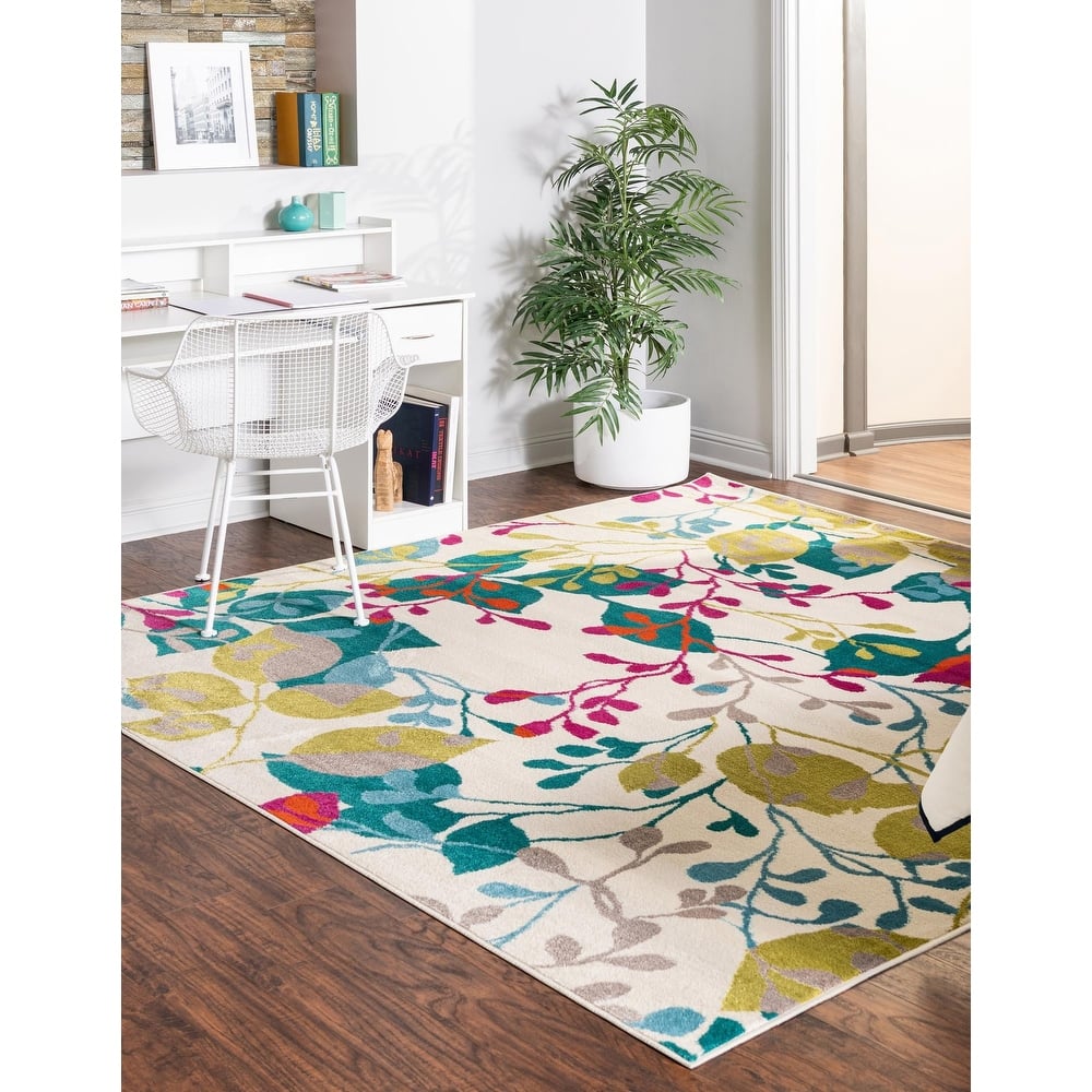 Contemporary Chorisia Collection Area Rug