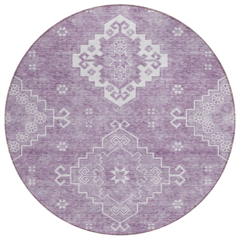 Machine Washable Indoor/ Outdoor Chantille Traditional Boho Rug